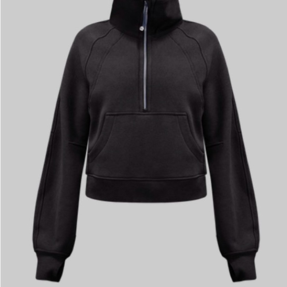 Lululemon Scuba Oversized Funnel-Neck Half Zip *Long XL/XXL black